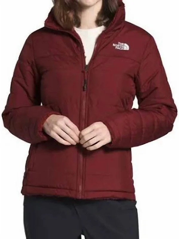 Women Wear Brands Women's Mossbud Insulated Reversible Jacket In Pomegranate