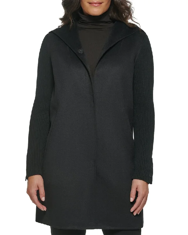 Women's Trendy Apparel Kenneth Cole Double Face Wool-Blend Jacket