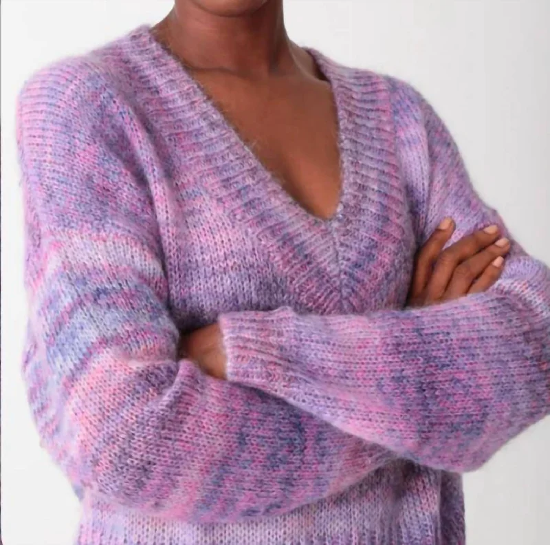 Fashion For Every Occasion Roux Sweater In Amethyst