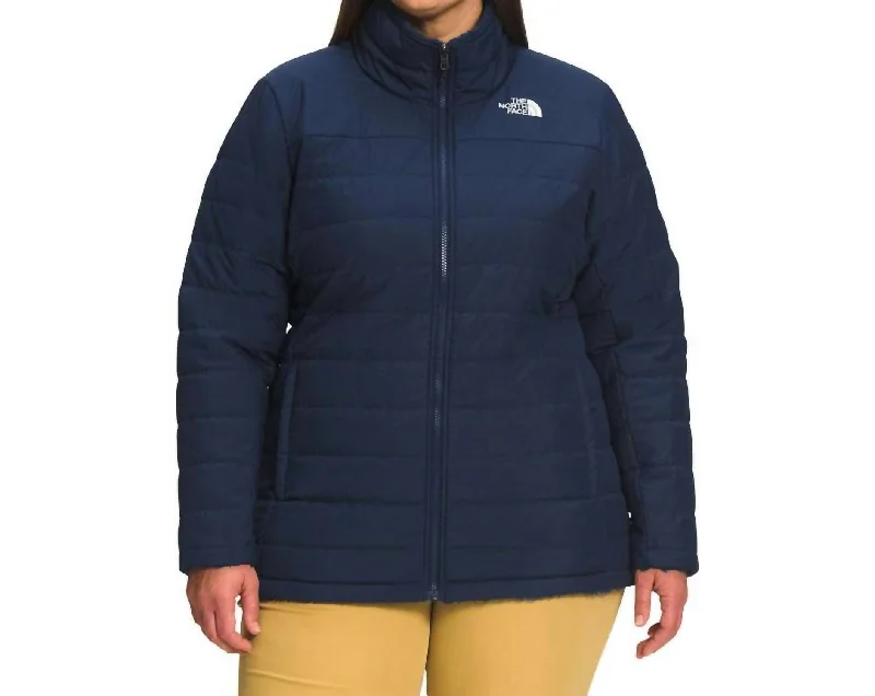 Women's Everyday Apparel Women's Mossbud Insulated Reversible Jacket In Summit Navy