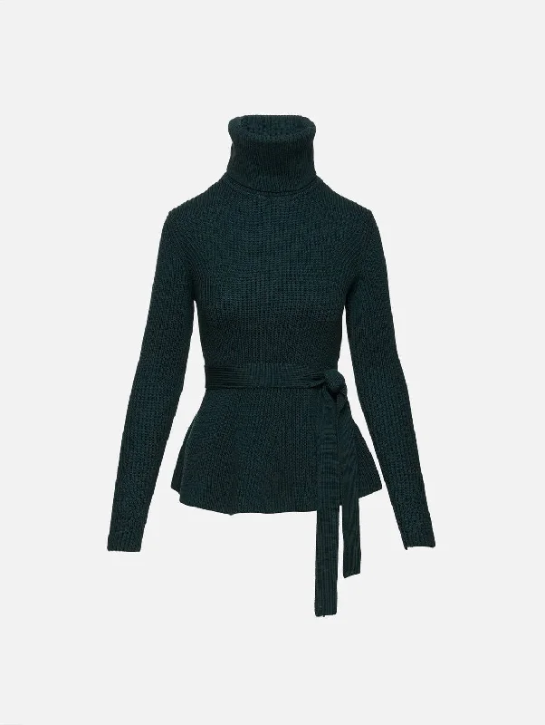 Special Offers, Don't Miss Story 1 Peplum Rib Sweater In Forest