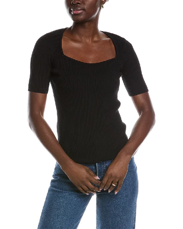 Graceful Movement BOSS Hugo Boss Rib Sweater Top