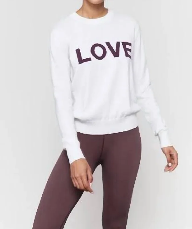 Big Savings Love Brooklyn Sweater In White