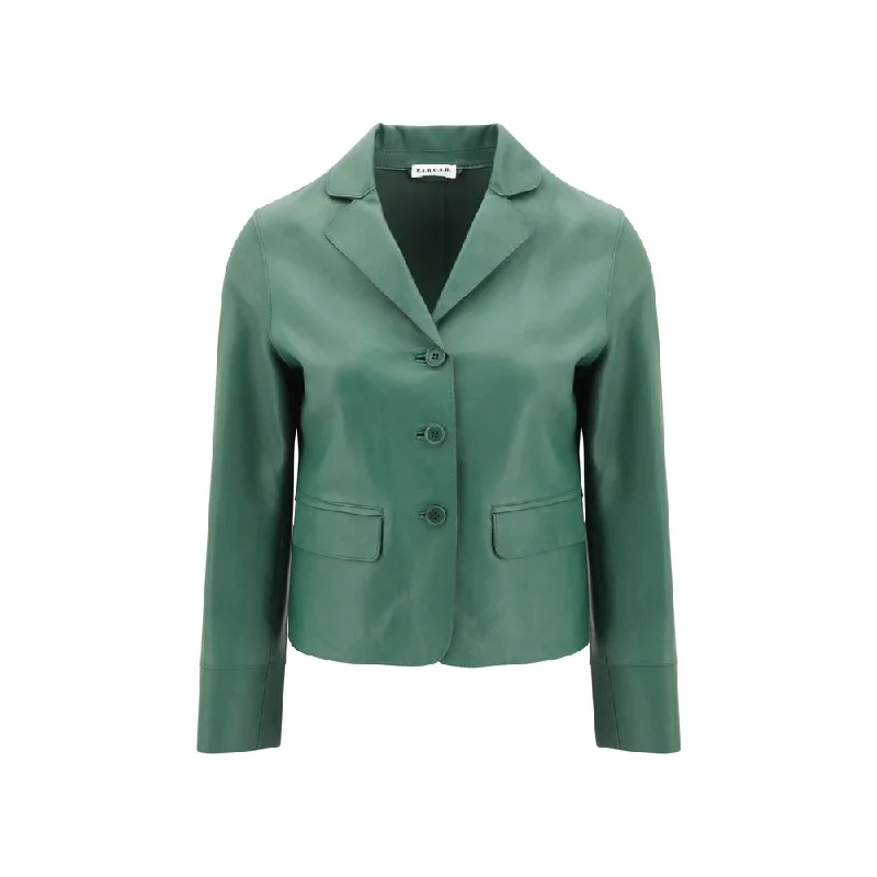 Chic Women's Outfit Ideas P.A.R.O.S.H. Leather Women's Jacket