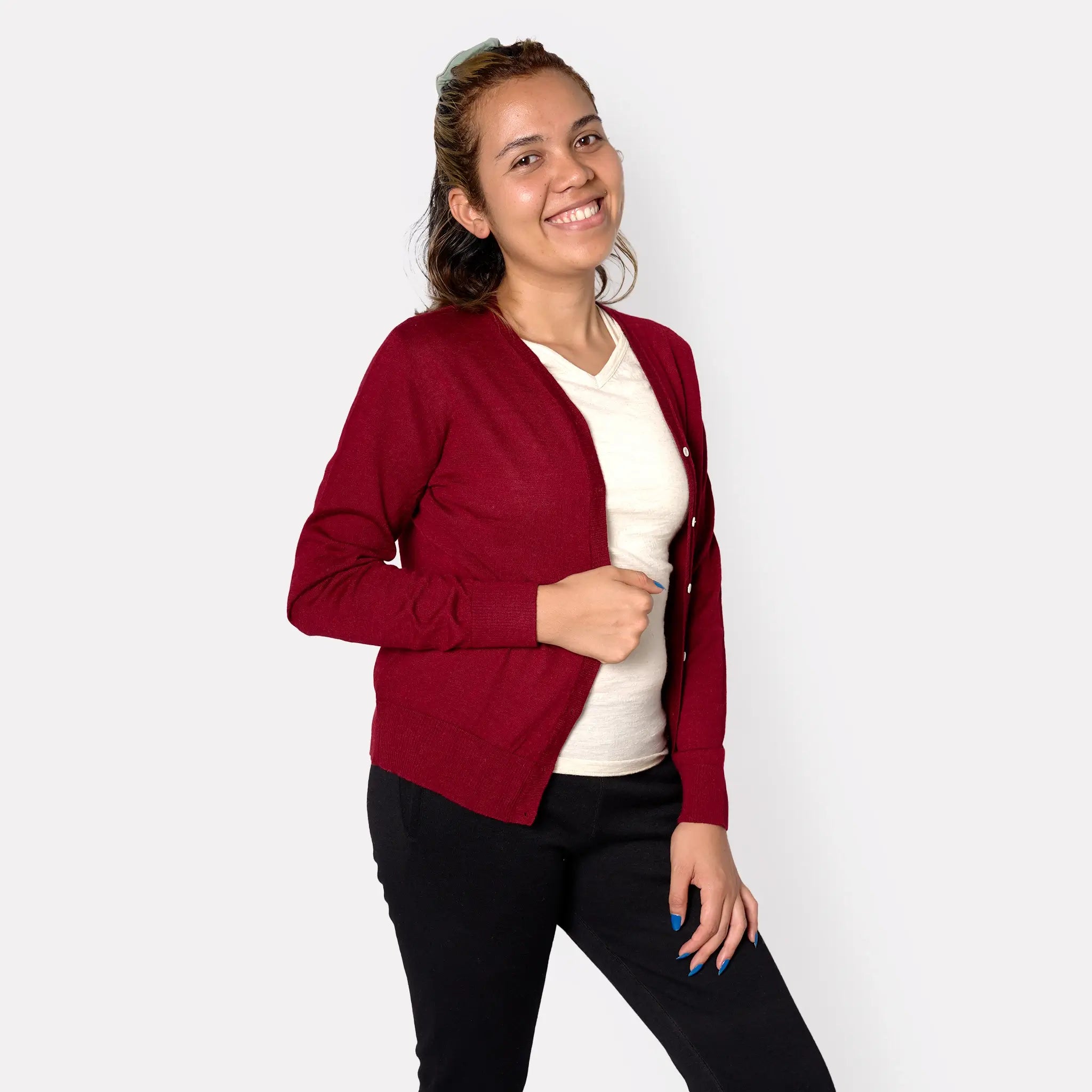 You'll Love Us Because Women's Alpaca Wool Cardigan