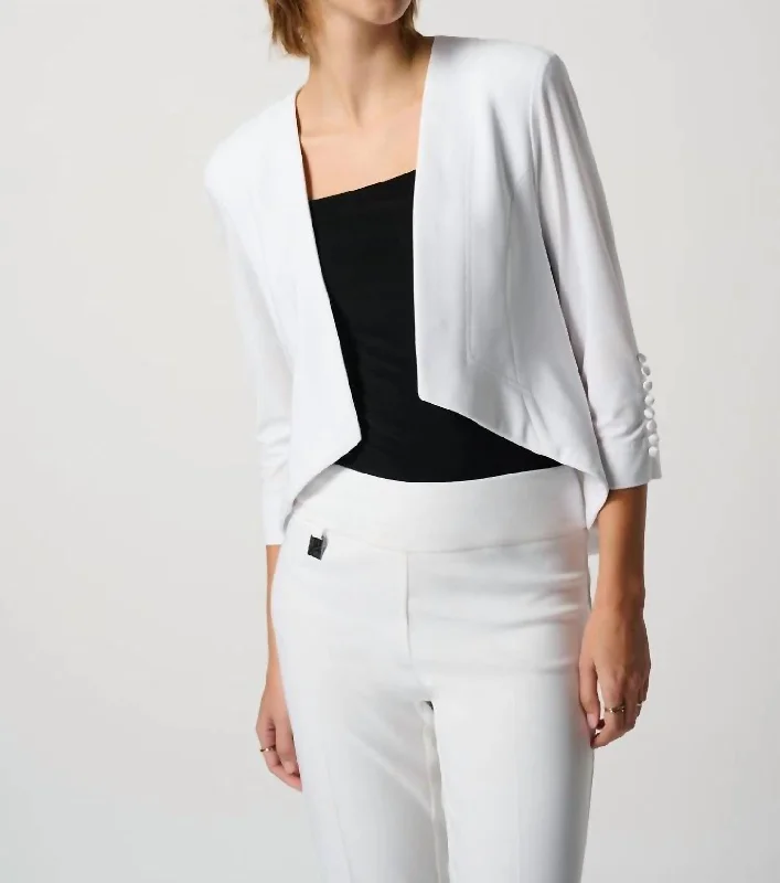 Anniversary Sale Tux Overpiece Bolero In Vanilla
