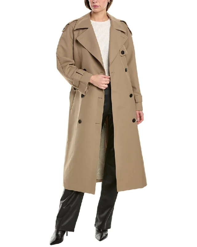 Women's Occasion Wear Apparel Reiss Daria Wool-Blend Trench Coat