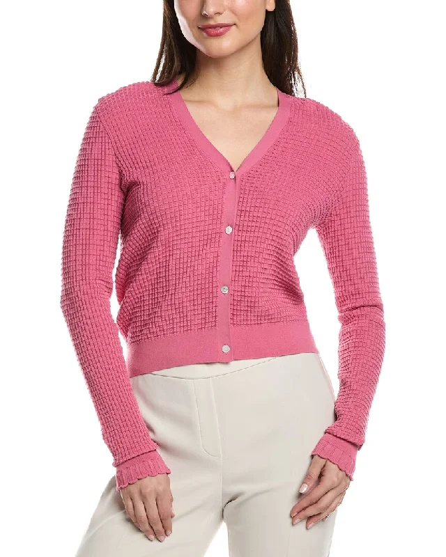 Bid Farewell To The Old Season Theory Lace Trim Cardigan
