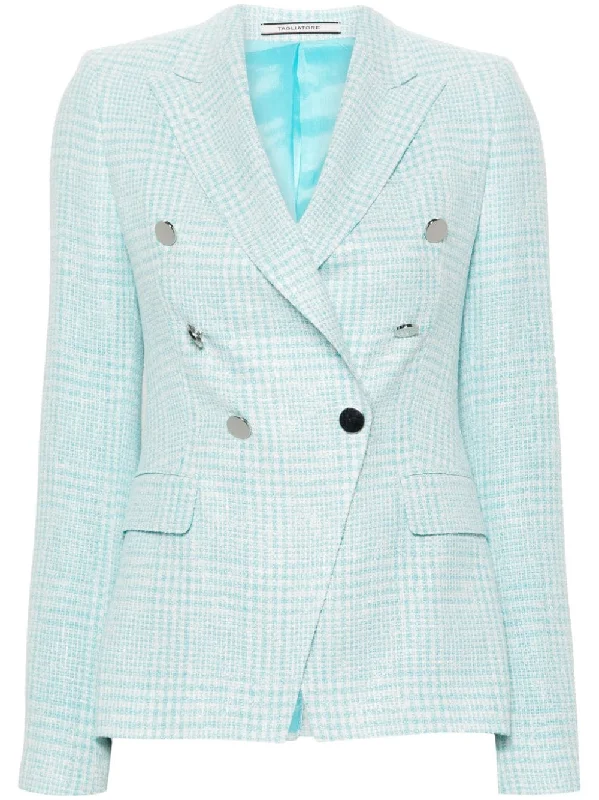 Chic Women's Clothing for Work and Travel Tagliatore Women's Jackets Clear blue