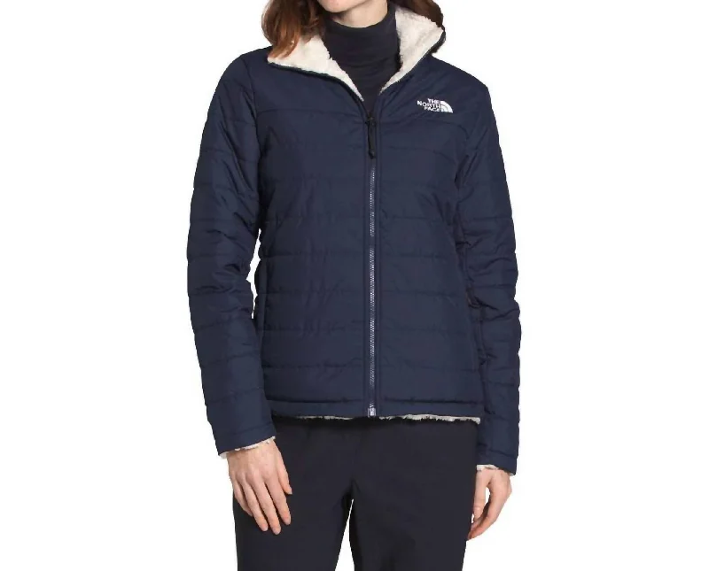 Everyday Women's Fashion Trends Women's Mossbud Insulated Reversible Jacket In Aviator Navy/vintage White