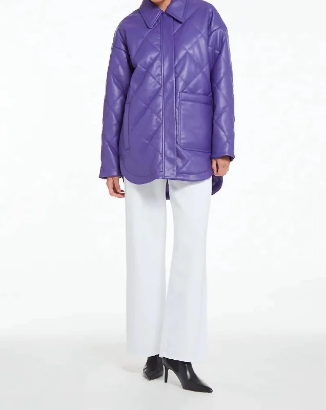 Women's Clothes For Work Stevie Jacket In Electric Purple