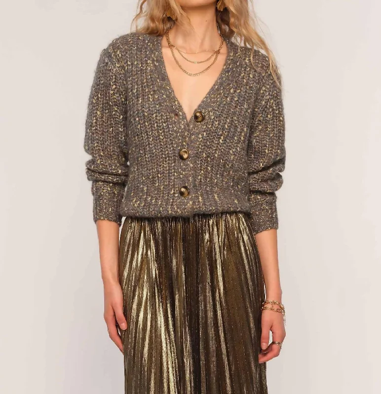 Hot Styles Emmeline Cardigan In Spruce