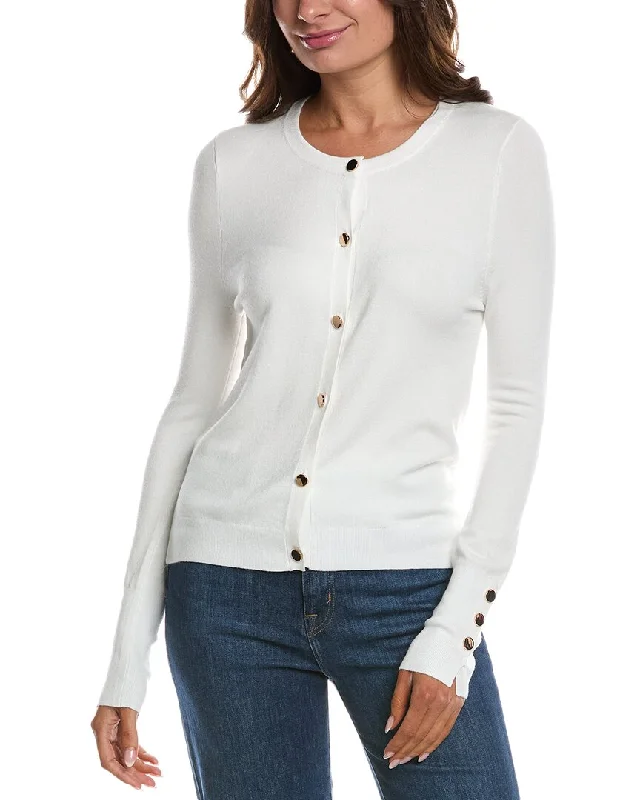 Limited Time Deal T tahari Crew Neck Cardigan