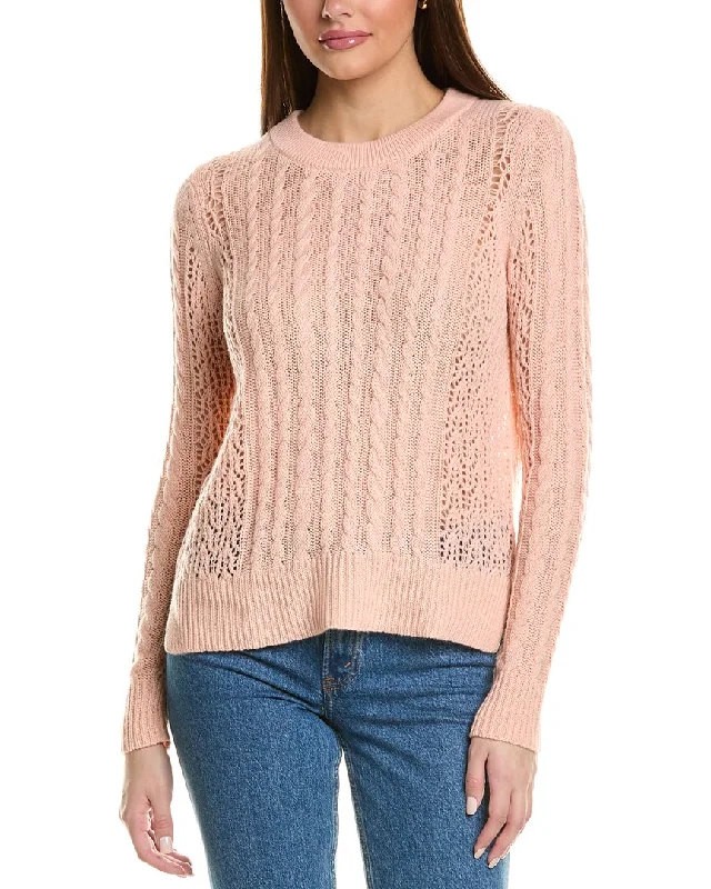 Stupidly Low Prices Autumn Cashmere Pointelle & Cable Cashmere Sweater