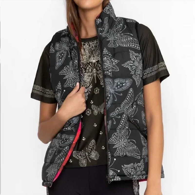 Women's Outerwear Attire Braemar Puffer Vest (Reversible) In Pealim Chani