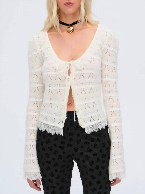 Ends Soon Jayla Cardigan In Cream