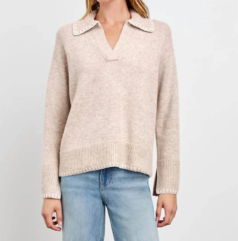 Early Access To Art Deco Styles Sale Athena Sweater In Oat