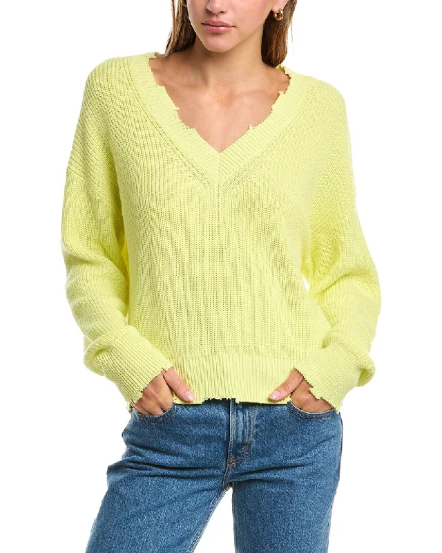 Trendy Threads 525 America Distressed V-Neck Pullover