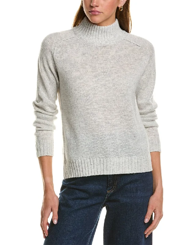 Flash Sale Hannah Rose Turtleneck Wool & Cashmere-Blend Sweater
