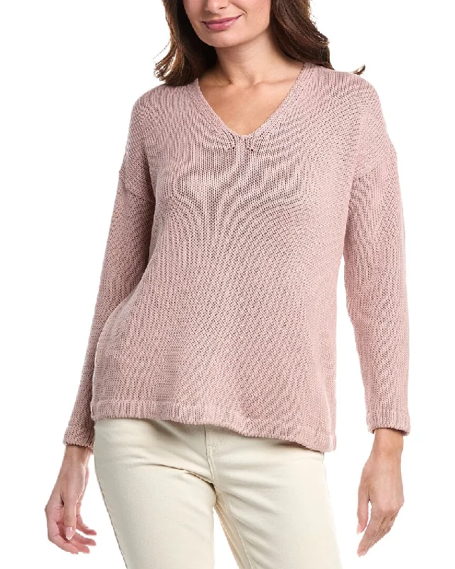 Wardrobe Upgrade EILEEN FISHER V-Neck Pullover