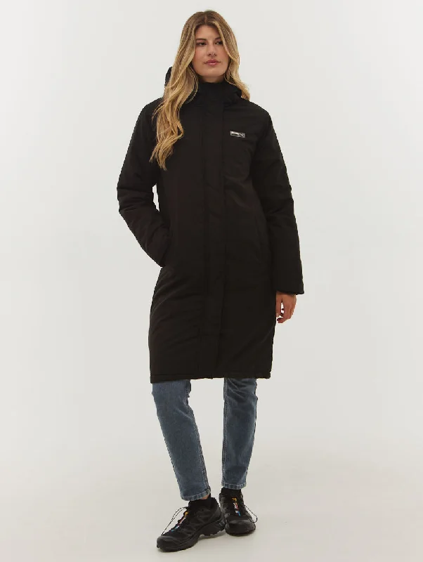 Comfortable Women's Outfits Peppi Hooded Long Parka