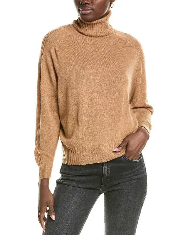 Trendy Fashion Sale Brodie Cashmere Wool & Cashmere-Blend Overarm Rib Roll Neck Jumper