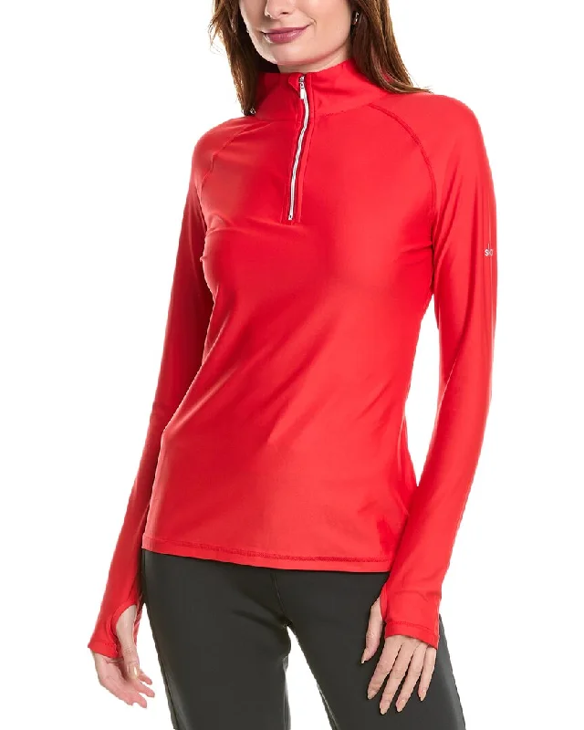 Limited Time Deal SKEA Annie Solid Zip Neck Pullover