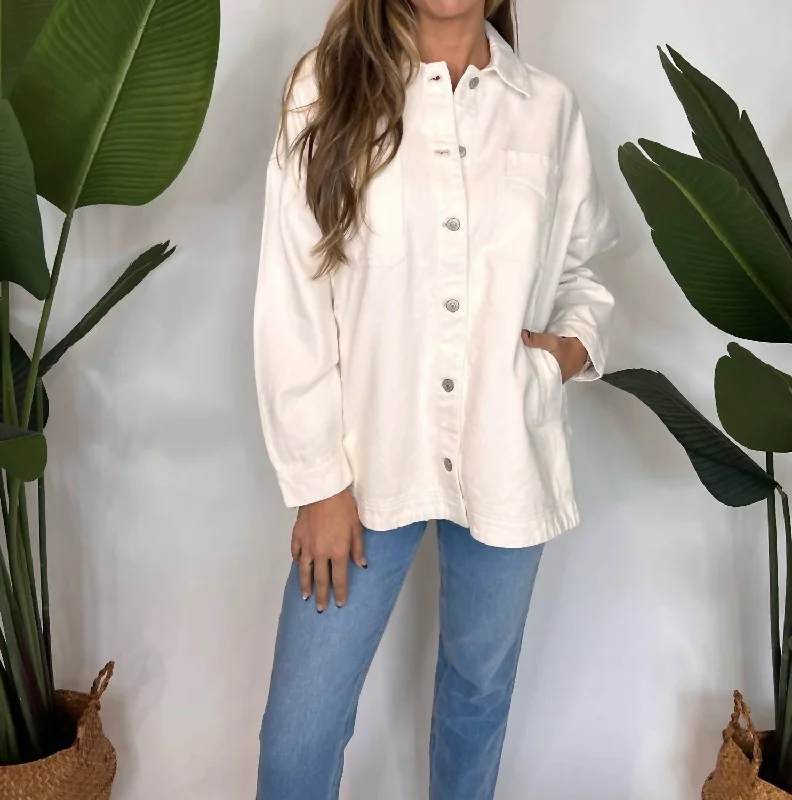 Women Online Clothing Boutiques Madison Jacket In Optic White