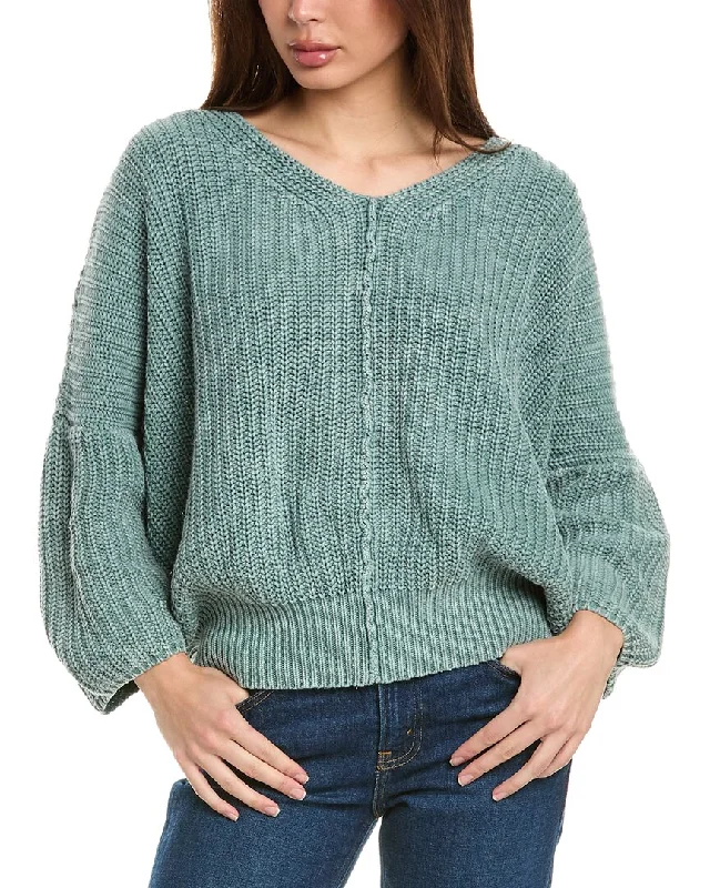 Trendy Women's Wear Collection Labiz Low Gauge Chunky Wash Sweater