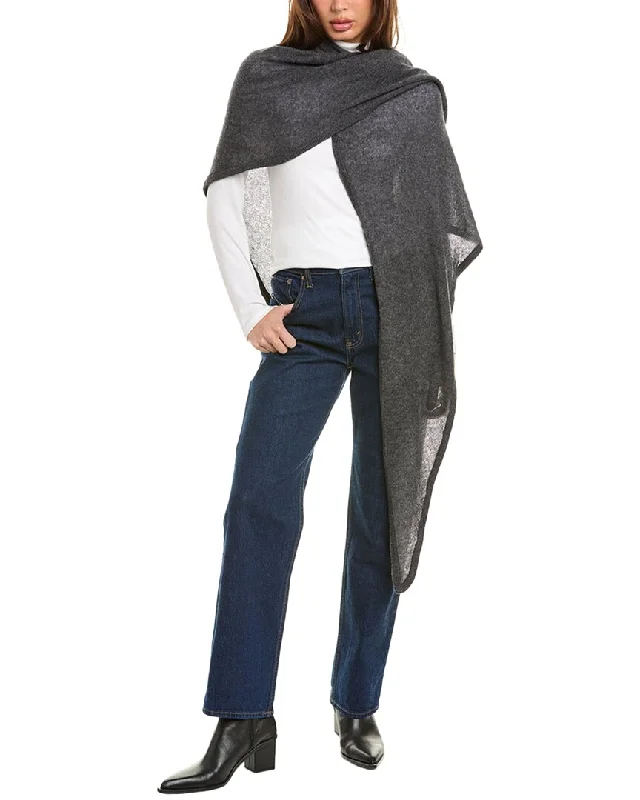 Casual Chic Clothing Amicale Cashmere Jersey Triangle Cashmere Wrap