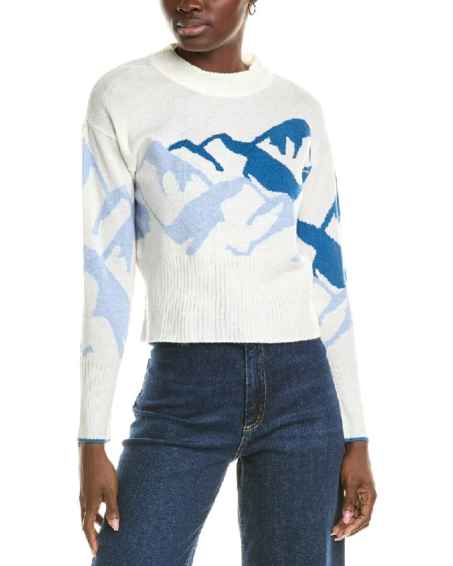 Early Access To Art Deco Styles Sale Brodie Cashmere Wool & Cashmere-Blend Mountain Roll Neck Jumper