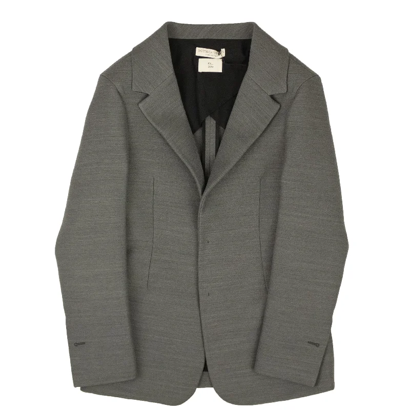 Women's Wedding Apparel NWT BOTTEGA VENETA Light Grey Wool Jacket