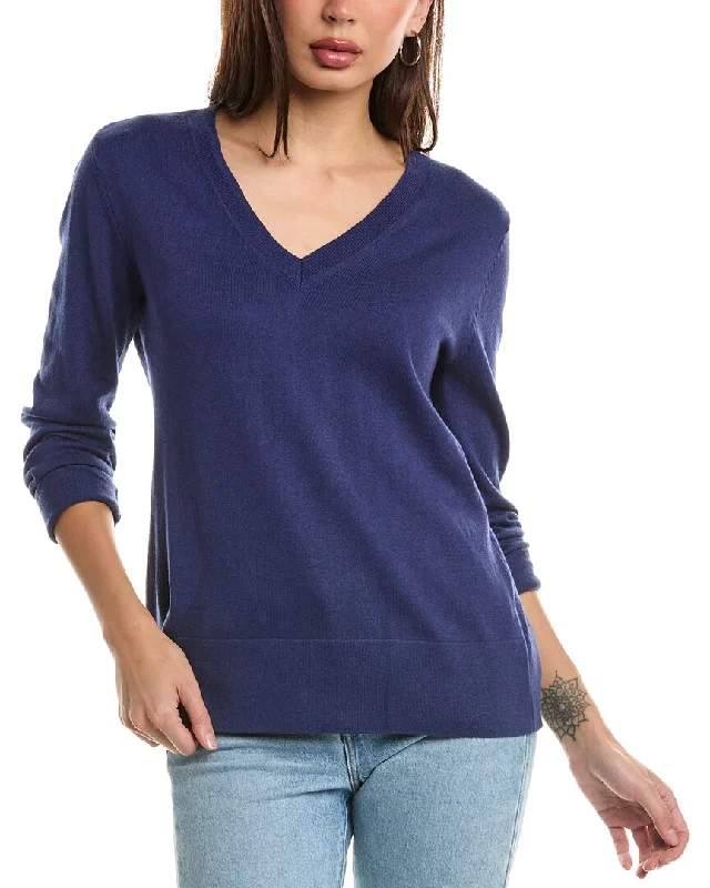 Seasonal Sale Hannah Rose Santa Monica Cashmere-Blend Pullover