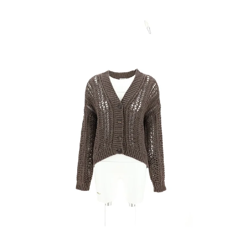 Flash Sale, Don't Miss Brunello Cucinelli Cardigan in perforated Women's knit