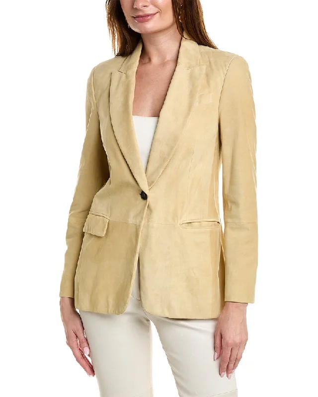 Women's Transitional Apparel Brunello Cucinelli Leather Jacket