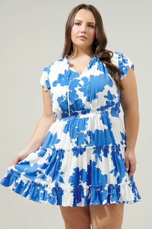 Casual Garments For Women Don't Be Shy Toledo Tiered Mini Dress Curve