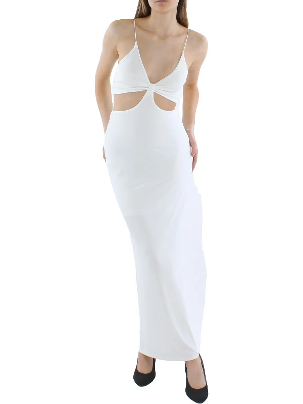 Affordable Women's Attire Havana Womens Side Slit Long Evening Dress