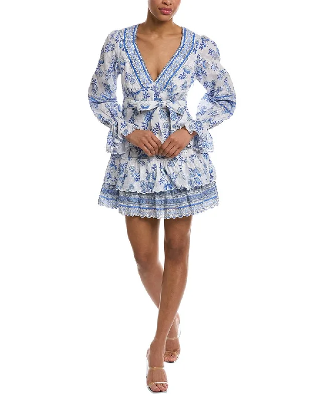 Women's Fashion Clothing Hemant & Nandita Belted Mini Dress