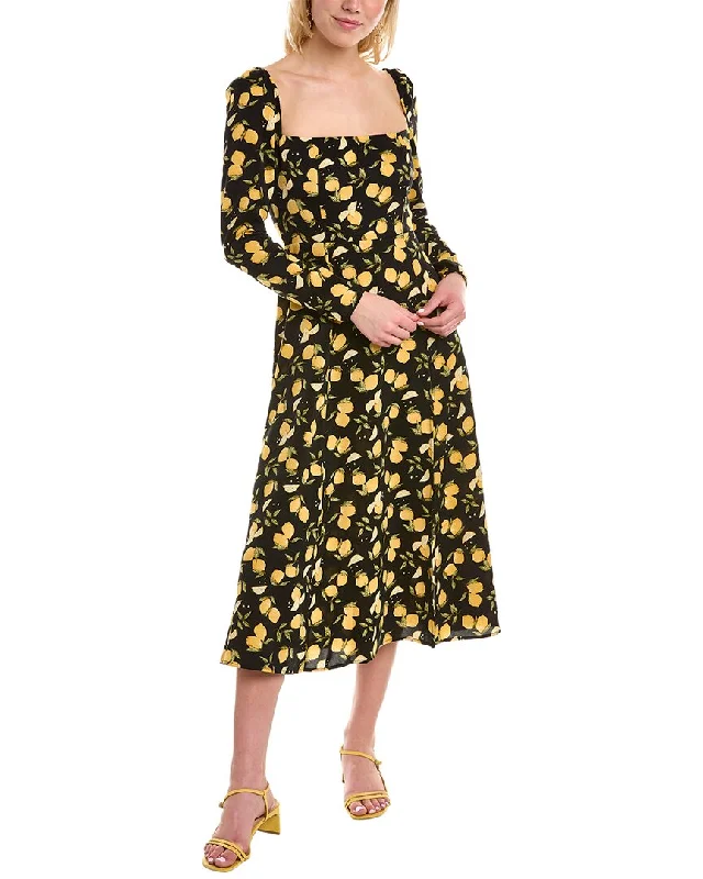 Stylish Women's Apparel O.P.T. Lemon Midi Dress
