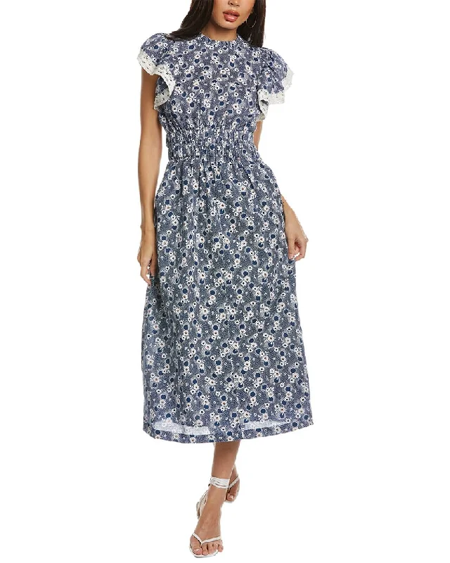 Feminine Dresses for Women in Bold Prints SEA NY Josefine Dress