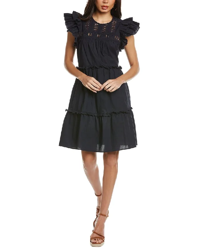Comfortable Loungewear for Women SEA NY Thora Thread Pull Tunic Dress