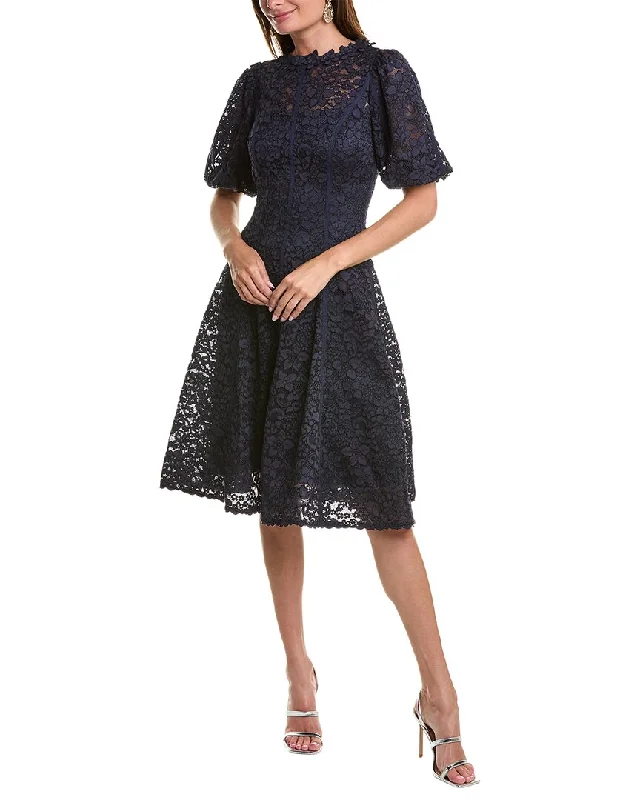 Women's Clothing Teri Jon by Rickie Freeman Lace A-Line Dress