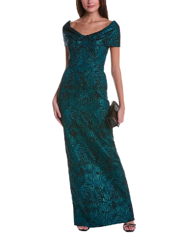 Stylish Women's Garments Teri Jon by Rickie Freeman Off-The-Shoulder Gown