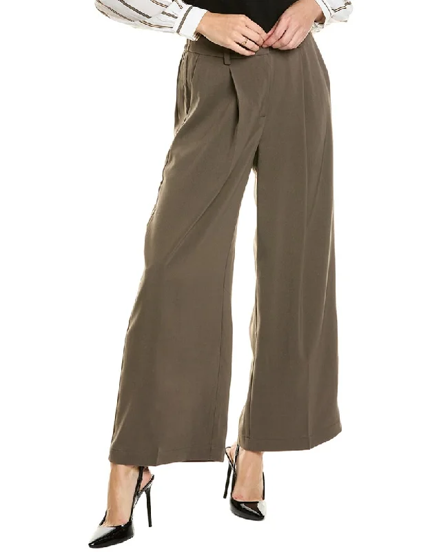 Chic Women's Outfit Ideas Adrianna Papell Soft Twill Trouser