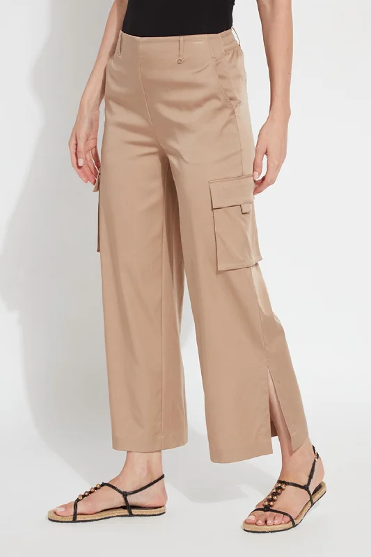 Fashionable Women's Wardrobe Calypso Cargo Pants In Tanned