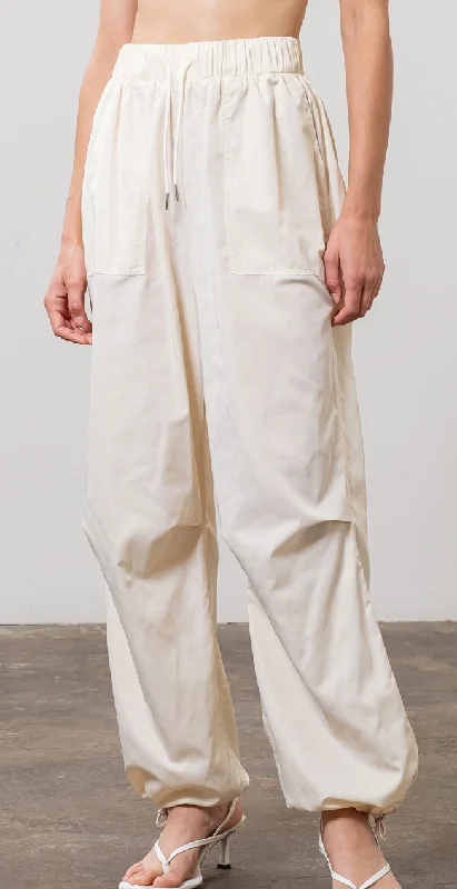 Women's Luxury Garments Cargo Drawstring Pants by Moon River
