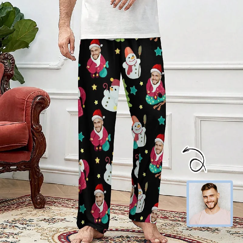 Clothing Sale Custom Face Christmas Slumber Party Unisex Long Pajama Pants For Men Women for Christmas Clothing Sale Custom Face Christmas Slumber Party Unisex Long Pajama Pants For Men Women for Christmas