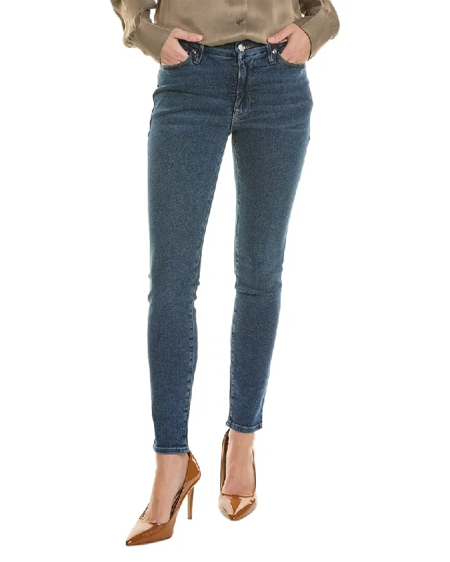 Women's Workout Clothing GOOD AMERICAN Good Legs Blue Low-Rise Skinny Jean
