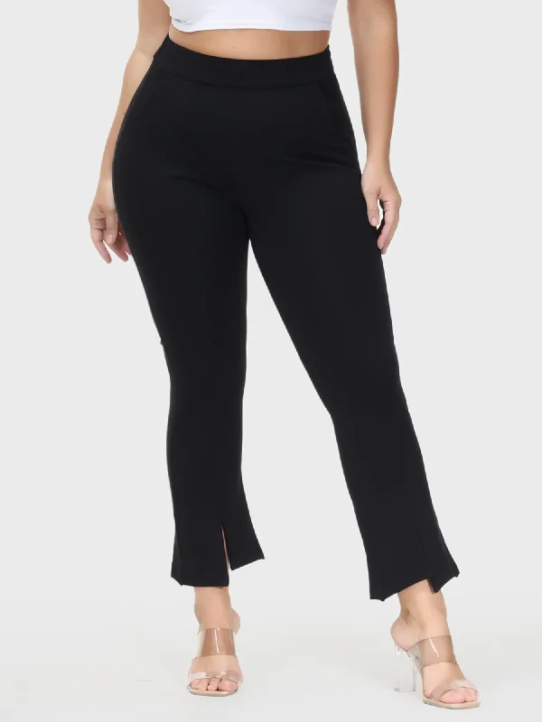 Women's Fashion-Forward Apparel High-Waisted Skinny Stretch Pencil Pants with Pockets