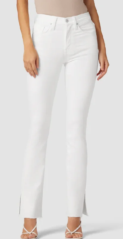Women's Trendy Casual Clothes Barbara High Rise Baby Boot Cut with Slit 32" Inseam by Hudson Jeans